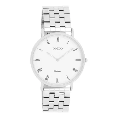 Produktbild von Oozoo Armbanduhr silber Vintage Series Analog-Quarzuhr UOC20365
