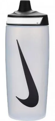 Produktbild von Nike - "Refuel" Wasserflasche, 511ml BS6594 (Einheitsgröße) (Natürlich/Schwarz)