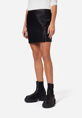 Produktbild von Lederrock Jeansrock Ricano RIA – Schwarz / L