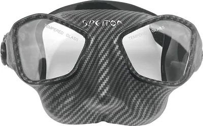 Image de Spetton Storm Silicone Masque de pêche sous-marine Noir Noir One Size