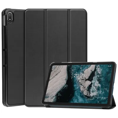 Image de Housse pour Nokia T20 10.4 pouces Smart Cover Etui avec fonction support et fonction veille/réveil automatique Noir