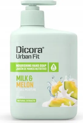 Image de Savon pour les mains DICORA à la vitamine A, aux protéines de lait & à l'extrait de melon 500ml