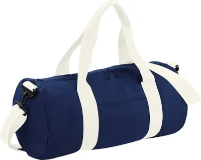 Produktbild von Bagbase Seesack / Reisetasche, 20 Liter (2 Stück/Packung) BC4425 (Einheitsgröße) (Marineblau/Naturweiß)