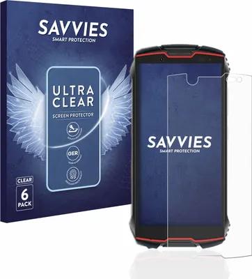 Produktbild von 6x Für Cubot King Kong Mini 2 Pro Schutzfolie Savvies Displayschutz Display Schutz Folie Klar Transparent