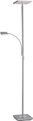 Produktbild von Leuchten Direkt LED Stehleuchte Hans stahl eckig 190 x 57,5 cm dimmbar