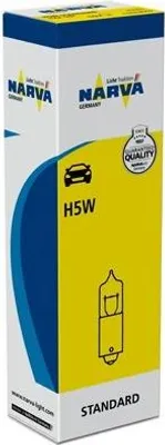 Obrázok produktu pre Halogénová Žiarovka H5W 12V/5W Ba9S 10Ks (Bez Ece)
