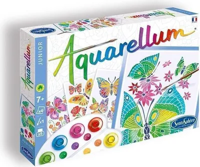 Produktbild von Sentosphere - Aquarellum Junior Schmetterling & Blume