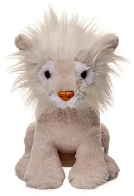 Image de Peluche série ZOO, blanche, 30 cm