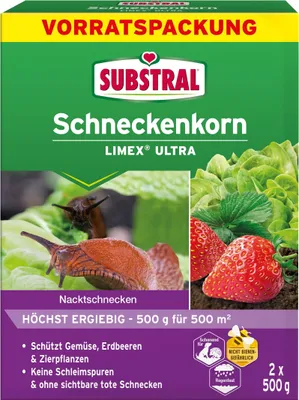Produktbild von SUBSTRAL® LIMEX® Ultra Schneckenkorn für 1.000 m² - 2 x 500 g