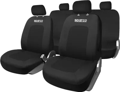 Image de Set de housse de siège Sparco Sport noir