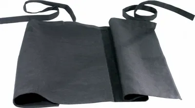 Produktbild von Bistro-Schürze/Vorbinder, 100 % Baumwolle, Größen und Farben wählbar : Schwarz, 80 cm Variante: Schwarz, 80 cm
