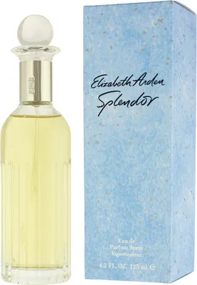 Obrázek produktu pro Elizabeth Arden Splendor, Ženy, 125 ml, Nedoplnitelná lahvička, Jablko, Bergamot, Frézie, Pivoňka, Ananas, Jasmín, Lilie, Magnoliová, Orchidej, Růže, Sprej