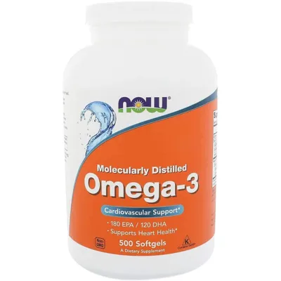 Productafbeelding van NOW Foods Dietary supplements Omega 3, BI5808
