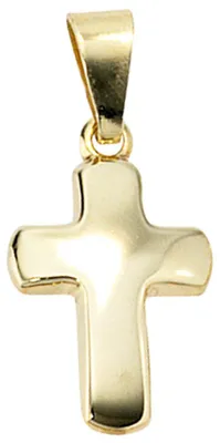Produktbild von Goldanhänger Anhänger Kreuz Kreuzanhänger 333 Gold Gelbgold Uni