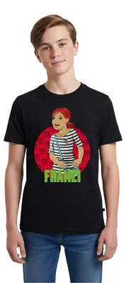 Produktbild von Spreadshirt Die Drei Ausrufezeichen Franzi Teenager Premium T-Shirt, 158/164 (12 Jahre), Schwarz