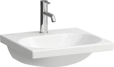 Productafbeelding van LAUFEN LUA Wastafel, 50 x 46 cm, met kraangat, zonder overloop