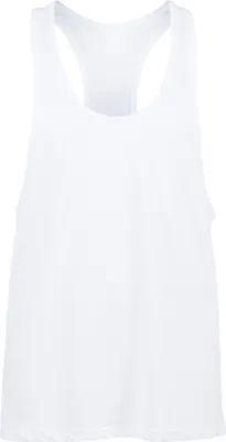 Immagine prodotto di SF Men SF236 | Gilet muscolare da uomo / Taglio lungo - Colore: Bianco - Taglia: XXL