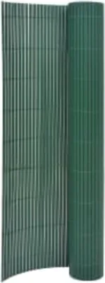 Produktbild von (Design 2026）Gartenzaun - elegantes Design - Sichtschutz/Windschutz fur Garten - Doppelseitig 110x400cm Grün Promotion770906 - Metallzäune
