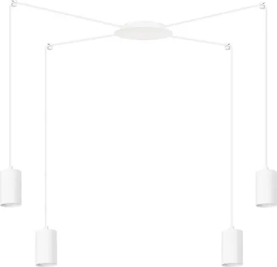 Obrázok produktu pre Žyrandol Emibig 4xGU10 30W TRAKER 4 WH/WHITE 525/4