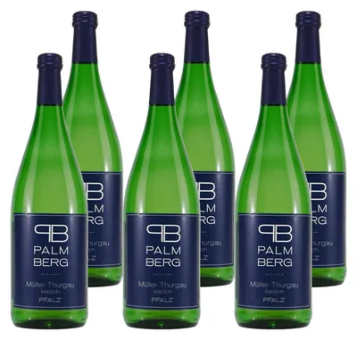 Produktbild von Palmberg Müller-Thurgau QbA -lieblich- (6 x 1,0L)