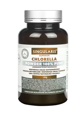 Zdjęcie produktu dla Singularis Superior Chlorella Powder 100% Pure 100g