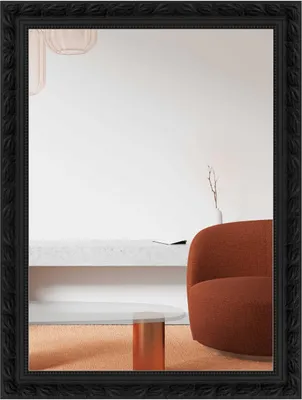 Obrázek produktu pro nielsen HOME nástěnné zrcadlo Francesca, černá barva, dřevo, cca 50x70 cm