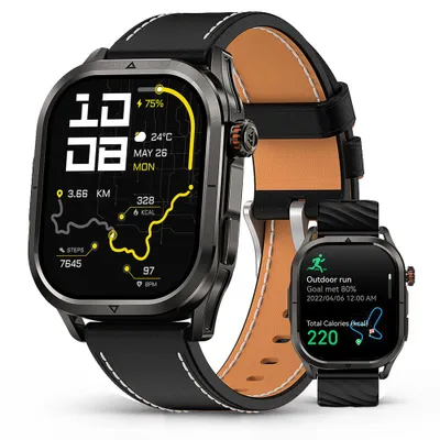 Produktbild von 2025 KOSPET MAGIC P10 Smartwatch Herren smartwatch damen mit GPS, 50 Tagen Akkulaufzeit, 1,96-Zoll-AMOLED-Display, 5 ATM Wasserdicht mit Android IOS