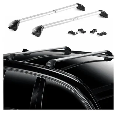 Image de Barres de toit transversales pour Sportequipe 7 2023-2026 Aluminium Gris ABE