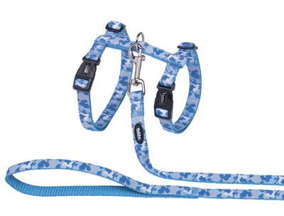Image de Nobby ensemble de chat XL "Camouflage" bleu clair