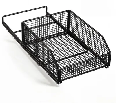 Ausziehbare Schublade 30x39x14 cm, schwarz, Aufbewahrungskorb