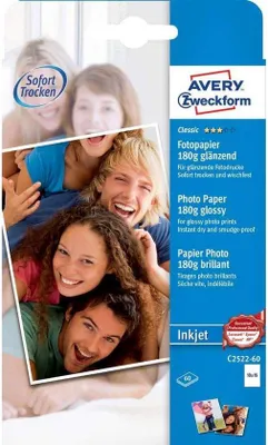 Produktbild von Famanu Fotopapier A6 (10x15) Inkjet - 60 Blatt, 180 g/m²