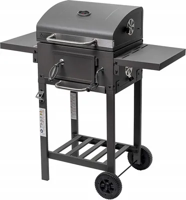 Zdjęcie produktu dla Grill Na Kółkach Grill Na Węgiel Drzewny Stal Nierdzewna Grill +Gratis