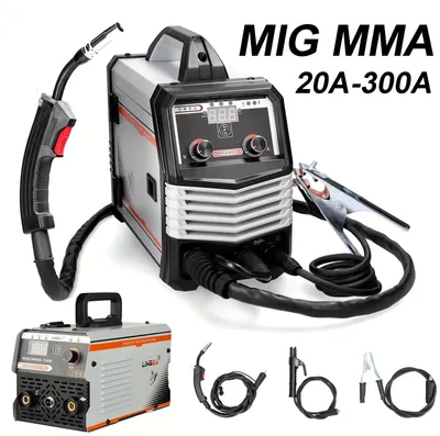 Obrázok produktu pre Prenosné zváračské zariadenie – 4 v 1 – Invertor – Automatické podávanie drôtu bez plynu – 20-300A