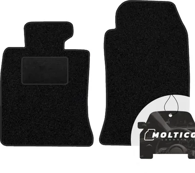Obrázok produktu pre moto-MOLTICO Predné podlahové rohože do auta Velours Auto rohože čierne Sada rohoží do auta 2-dielna vhodná pre MINI One Cooper 2001-2006