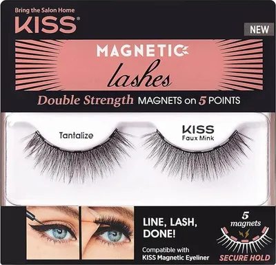 Immagine prodotto di KISS | Ciglia magnetiche Tantalize - 5 forti magneti - Facile applicazione - Look naturale