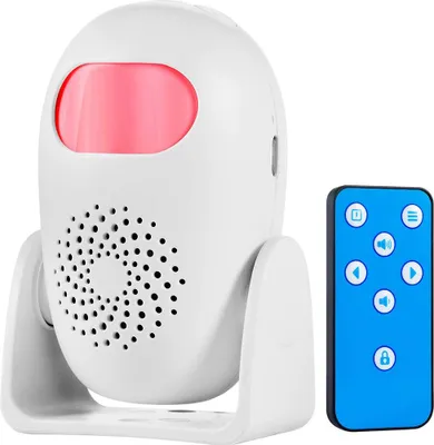 Produktbild von bewegungsalarm innenbereich mit fernbedienung, 110db sicherheitsalarm, pir sensor, willkommen & alarmmodus, für haus und shop