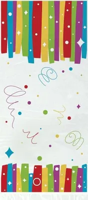 Produktbild von Unique Party 49573, Dekoration, Mehrfarbig, Unisex, Rainbow Ribbon, 20 Stück(e)