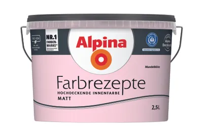 Produktbild von Alpina Farbrezepte Mandelblüte matt 2,5 Liter