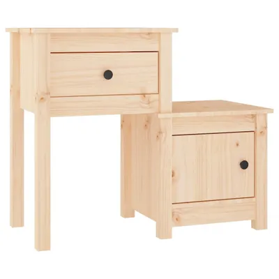 Obrázek produktu pro Noční stolek 79,5 x 38 x 65,5 cm masivní borové dřevo