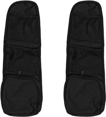 Imagen del producto de Organizador para el coche con 3 compartimentos – Uso universal – Bolsillo para el asiento del coche con bolsillo lateral
