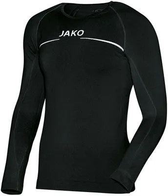Produktbild von JAKO Comfort Longsleeve Kinder schwarz 116/128