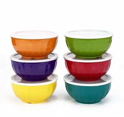 Melamineschalen 6er Set, 15 cm, 793 ml, bruchfest, spülmaschinengeeignet