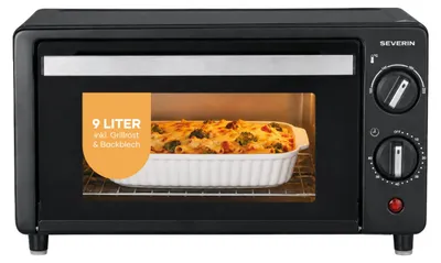 Imagen del producto de Severin TO 2062, 9 litros, , Plateado, De pie, Giratorio, 100 - 220 °C, Plástico, Metal