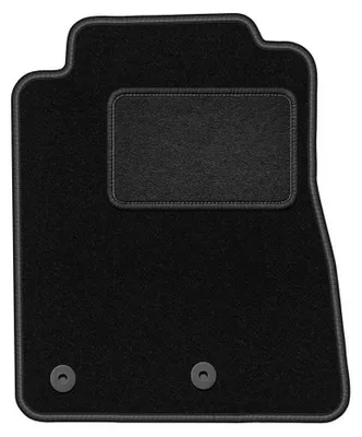 Obrázok produktu pre Velúrový koberec vodiča pre: Ford Mustang MK5 FL 2011-2014 (kupé) – 1 ks, čierny, na mieru – Wielganizator LUX