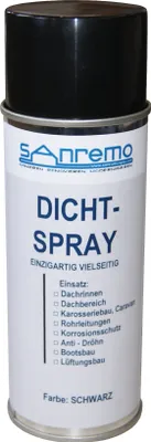 Produktbild von Sanremo DICHTSPRAY Elastische, sprühbare Dichtmasse SCHWARZ 400ml