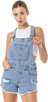 Produktbild von Red Bridge Damen Salopette Shorts Kurze Latzhose