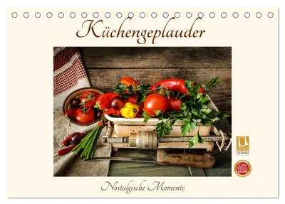Zdjęcie produktu dla Kuchenne pogawędki – Nostalgiczne chwile (kalendarz biurkowy 2027, format DIN A5, poziomy), kalendarz miesięczny CALVENDO