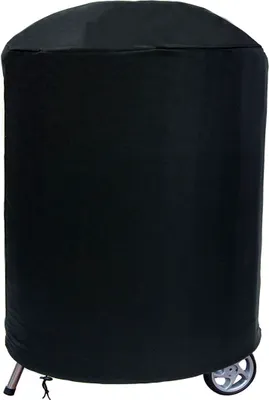 Produktbild von Delux Kugelgrill-Abdeckung, rund (59-69 cm x 90 cm), wasserdicht, BBQ-Schutz, Outdoor-Grill, Garten, Terrasse, Motiv Black,  [084]