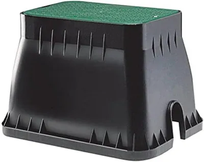 Produktbild von Stabiler Ventil-/Hydrantenschacht, Jumbo, 60 x 42,5 x 30,5 cm, schwarz