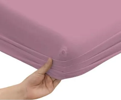 Immagine prodotto di Lenzuolo matrimoniale in jersey 140x200 Rosa cipria